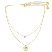 Time and Tru Women's Aries Zodiac Necklace Set, 2-Piece