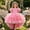 Red, variant on Girl Dress Size 3-4Y Kids Puffy Short Sleeve Embroidered Trailing Cake Party Long Dress Toddler Girls Dresses
