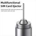 thumbnail image 5 of 2 in 1 SIM Card Tray Removal Tool Portable Mini Keychain Eject Pins Multi-Functional Earphone Cleaning Brush, 5 of 8