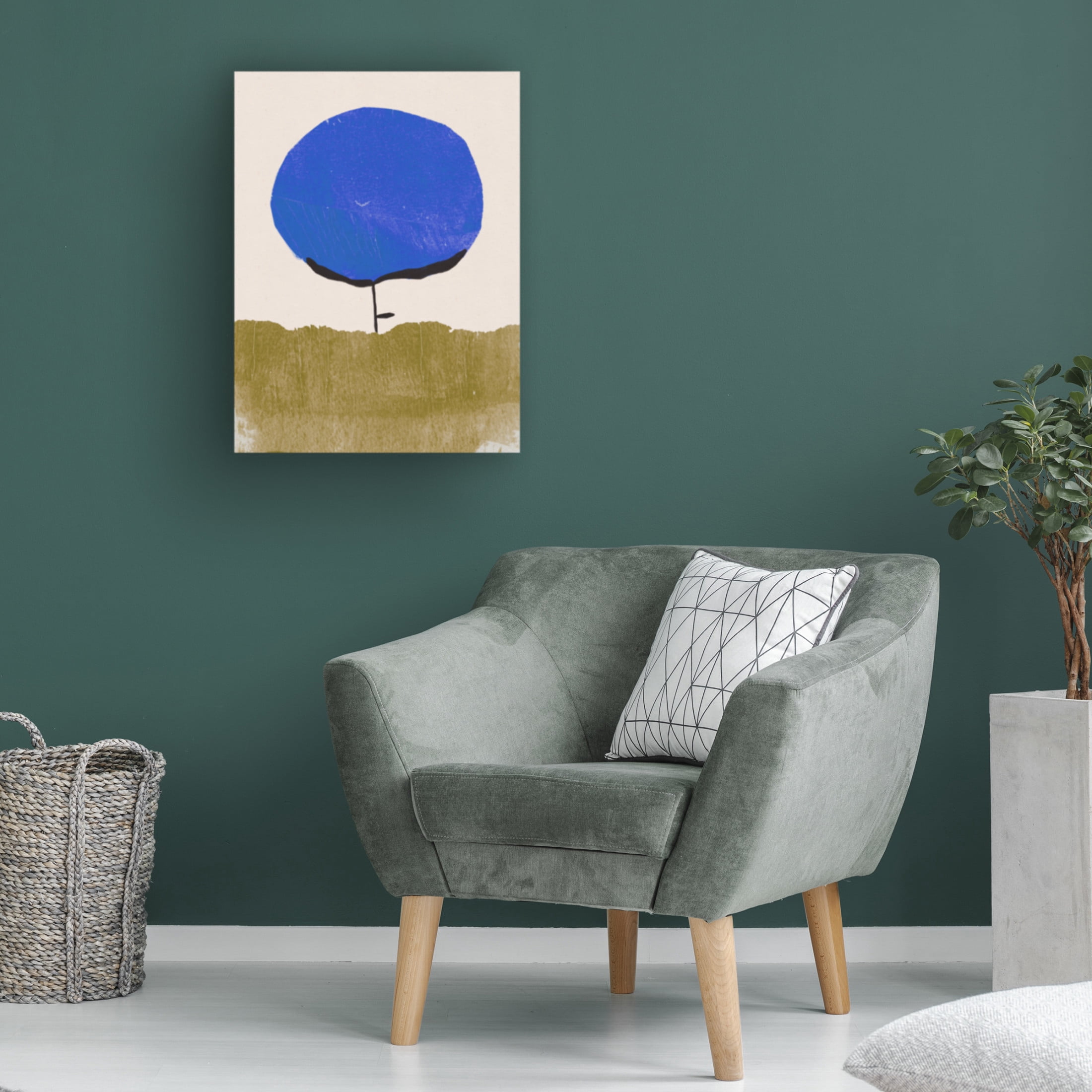 Trademark Fine Art Alisa Galitsyna Blue Flower Canvas Wall Art