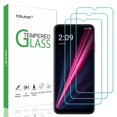 thumbnail image 1 of Beukei (Paquete De 3) (6,82 Pulgadas) Compatible Con T-Mobile Revvl 6 Pro 5G / Revvl 6X Pro 5G Protector De Pantalla De Vidrio Templado Sensible Al Tacto, Dureza 9H, 1 of 5