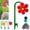 Red, variant on Crazy Daisy Sprinkler, Crazy Dancing Flower Water Sprinklers Funny, 360° Rotating Lawn Sprinkler for Yard Irrigation, Outdoor Water Play for Kids & Pets, Fun Garden Sprayer for Summer