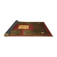 thumbnail image 2 of Ahgly Company Indoor Rectangle Abstract Brown Modern Area Rugs, 2' x 4', 2 of 4