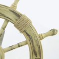 thumbnail image 2 of Nagina International Nautical Rusticn Brown Antique Ship Wheel | Beautiful Wall Decor Sculpture (12 Inches), 2 of 6
