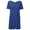 Blue, variant on WBQ Women Night Dress with Built in Bra Nightshirt Short Sleeve Chemise Sleepwear Modal Soft Nightgowns (Upgraded)