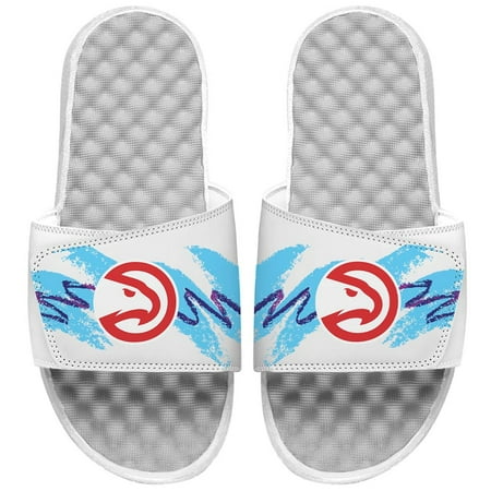 

Youth ISlide White Atlanta Hawks 90s Paper Cup Slide Sandals