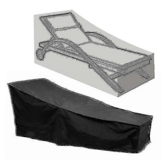 200*40*85cm Waterproof Outdoor Chair Cover For Patio Garden Sun Lounger Sunbed-