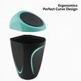 thumbnail image 5 of CxhicLuv Car Mini Trash Can, Auto Garbage Bin, Push-type Spring Opening Bin for Door & Seat, Car Organizer Accessories, Sealed & Odor-proof & Space-saving, Car Owners, Families, Blue, 5 of 6