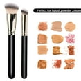 thumbnail image 4 of Makeup Brushes Set, 3Pcs Foundation Brush Flawless Concealer Brush and Dual-Ended Foundation Brush Set, 4 of 5