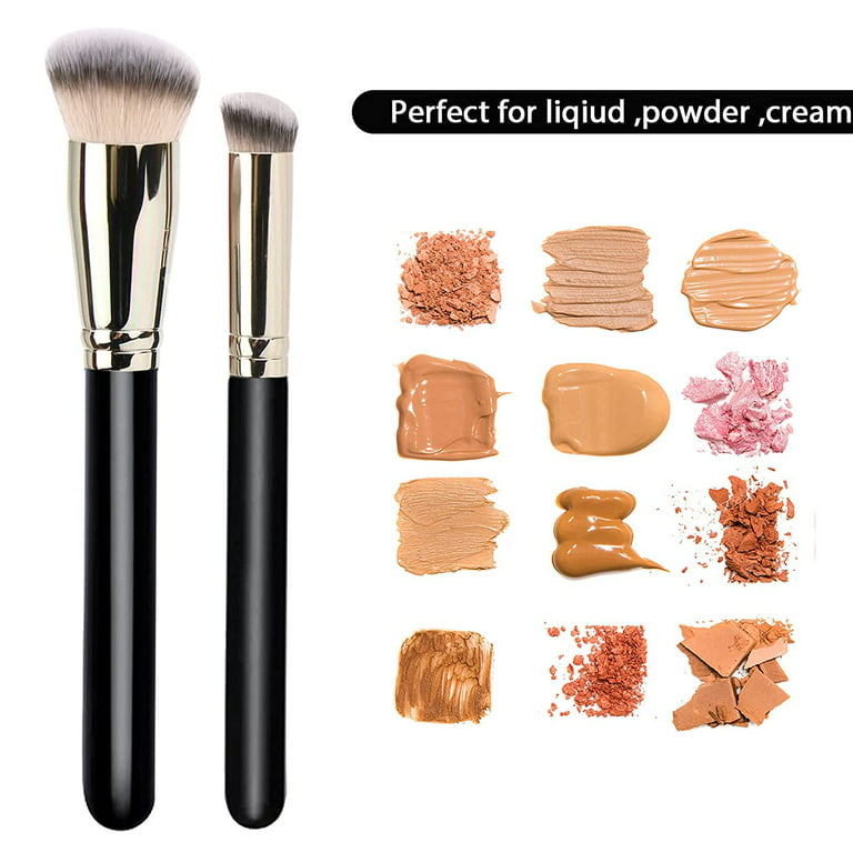 Mineral Powder Eyeshadow Makeup Brush Small Mini Round Top Kabuki