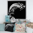 thumbnail image 3 of Designart 'Chinoiserie With Koi Fish I' Traditional Framed Art Print, 3 of 4