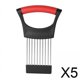 thumbnail image 1 of 5x Soporte Para Cebollas Para Cortar Cebollas Manual Soporte Para Cortar Huevos Limón Pepinos Negro Y Rojo, 1 of 10