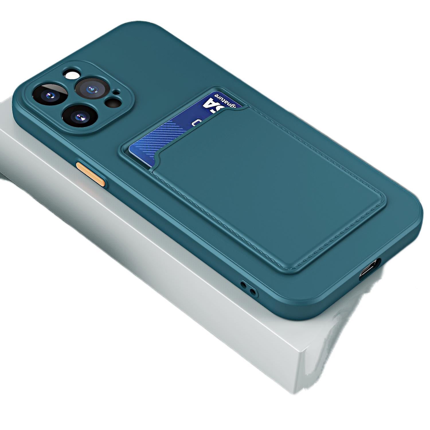 Coque TPU Ultra Slim Transparente Pour IPhone 13 à 17 Pro Max - Avec Porte-cartes Intégré