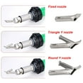 thumbnail image 4 of 4pcs Triangle Speed Welding Nozzle Set Y Type Hot Air Blower Head Heat Torch Tip, 4 of 7