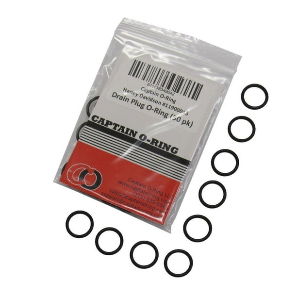 50 Pack Harley Davidson Oil Drain Plug ORing 11900045