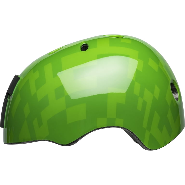 Minecraft 3D Creeper Face Bike Helmet, Youth 8+ (54-58 cm)