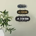 thumbnail image 3 of Signs ByLITA Designer Steam Room Sign (Brushed Silver) - Medium, 3 of 5