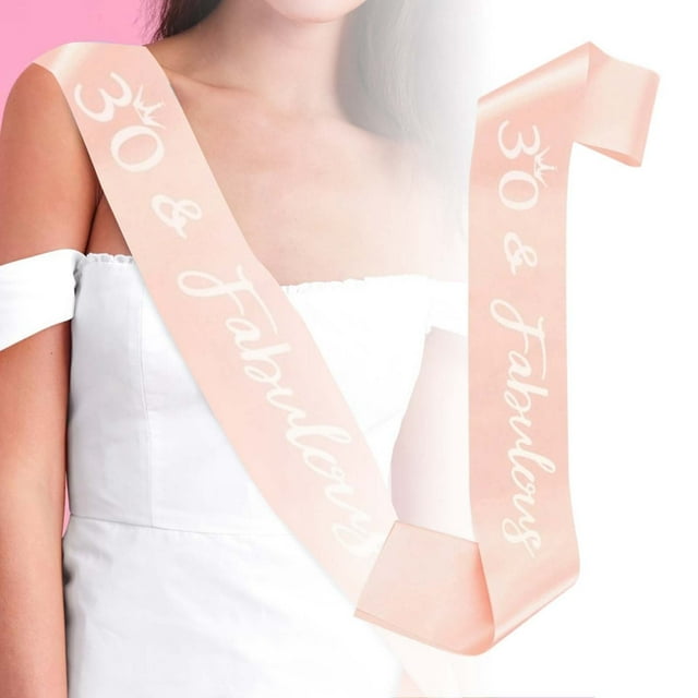 Customizable Sparkling Letter Shoulder Strap with Hot Stamping Font for Birthday Graduation and Beauty Pageant Celebrations