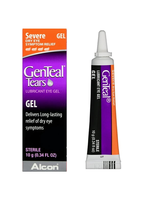 GenTeal Tears Lubricant Eye Gel for Severe Dry Eye Symptom Relief, .34 oz