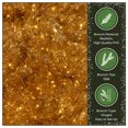 thumbnail image 5 of National Tree Company 7.5 ft Pre-Lit Gold Metallic Full Artificial Christmas Tree, 1,250 LED Lights, 1,266 Tips, Includes Stand, Gold, 5 of 8