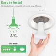 thumbnail image 4 of DEGNJU BR30 LED Flood Light Bulbs, 65W Equivalent 7W, Dimmable, 2700K Soft White, E26 Base, 650LM, Recessed Can Lights for Indoor Home Kitchen Bedroom, 48-Pack, 4 of 8
