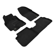 3D MAXpider Elegant Floor Mat (Black) Compatible with Toyota Corolla 2009-2013 - Full Set
