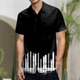 thumbnail image 1 of toraway Chemise Homme Coton Impression Numérique 3D Poche Boucle Col à Revers Manches Courtes Chemise L, 1 of 3
