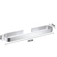 thumbnail image 3 of Towel Rack No Drilling, Thickened High Strength Self-adhesive Aluminum Towel Rail For Bathroom Kitchen Toilet (25cm), 3 of 5