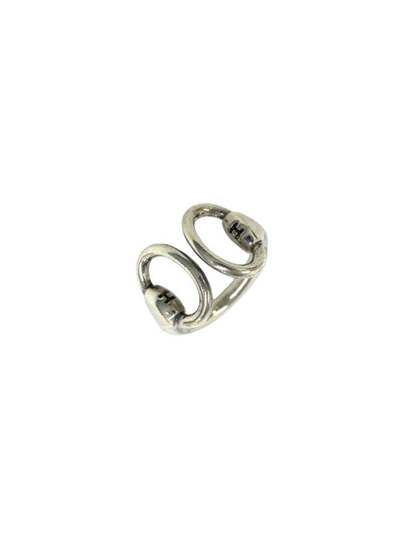 Pre-Owned HERMES Vintage Nausicaä Ring, Sterling Silver 925, Accessory, Item No. 11050