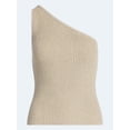 thumbnail image 5 of Scoop Women's and Women's Plus One Shoulder Knit Top, Sizes XS-4X, 5 of 6