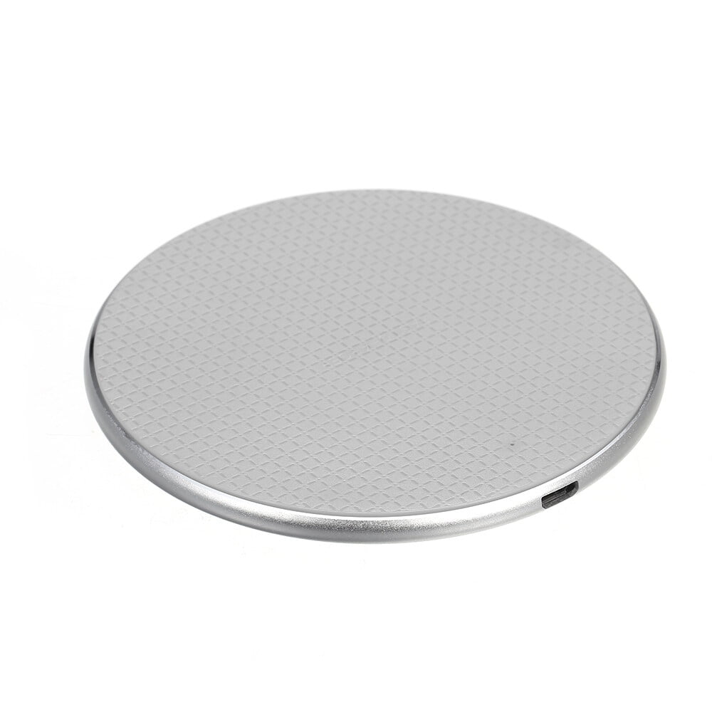 5/7.5/10W Wireless Charger Aluminium Alloy Flying Disk Fast Charging Pad