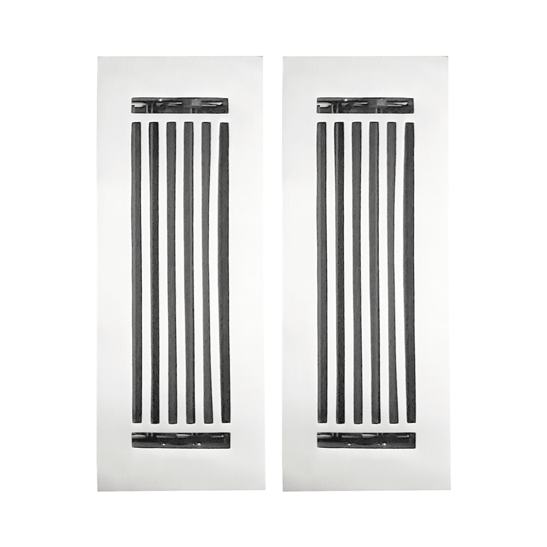 Prima Decorative Hardware, Floor Register A/C, Vent Cover, 3" x 10", Cast Aluminum, Brown