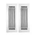 thumbnail image 5 of Prima Decorative Hardware Cast Aluminum Floor Register Size 3″ X 10″ VR109 Pack of 2 - Satin, With holes and matching screws, 5 of 13