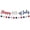 D, variant on SLYNSHome Red White Blue Garland for 250th Anniversary Party Supplies Patriotic Banner with Flag & Stars Decorative Hanging Bunting for Home Mantel Independence Day