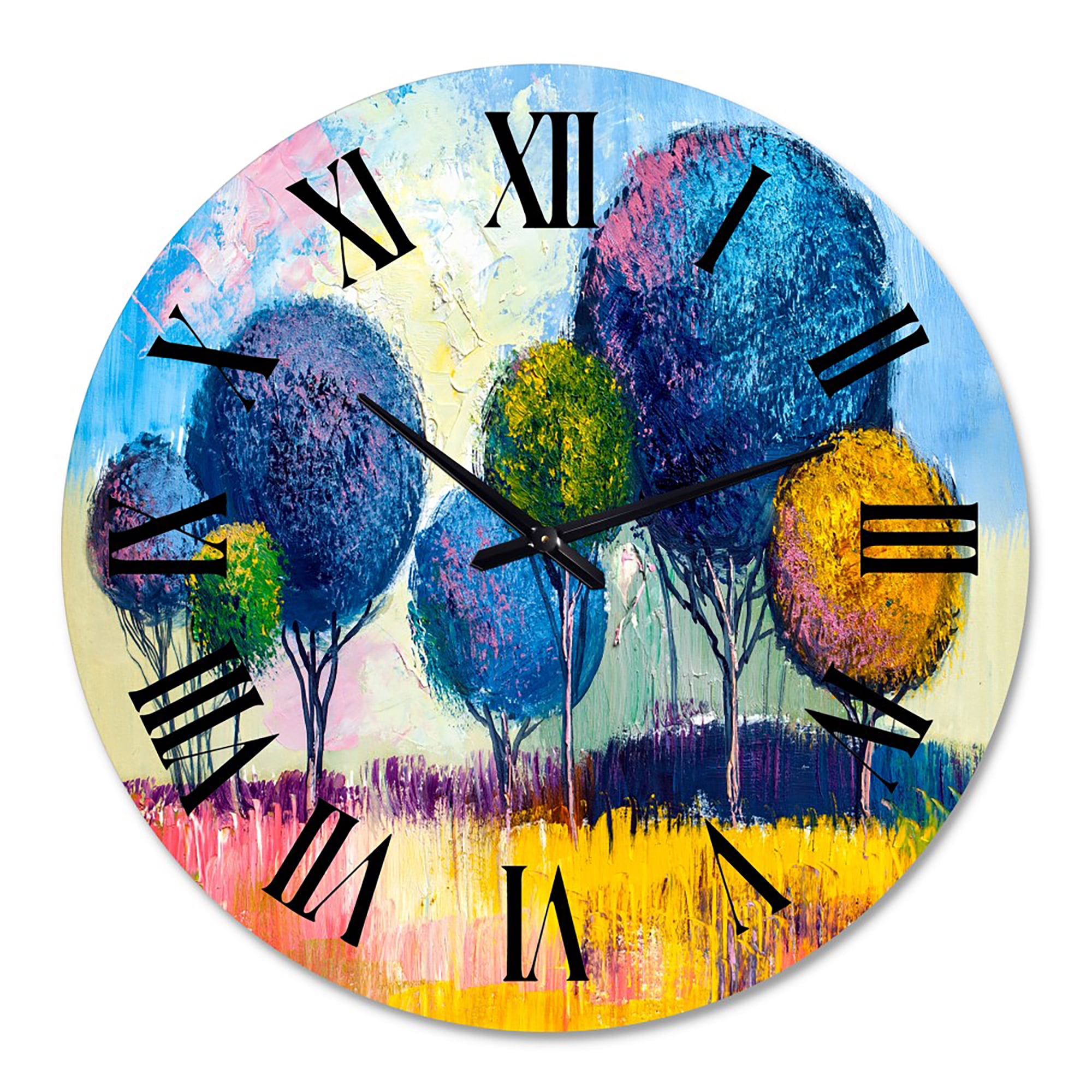 Designart 1 in Modern,Contemporary Wall Clock