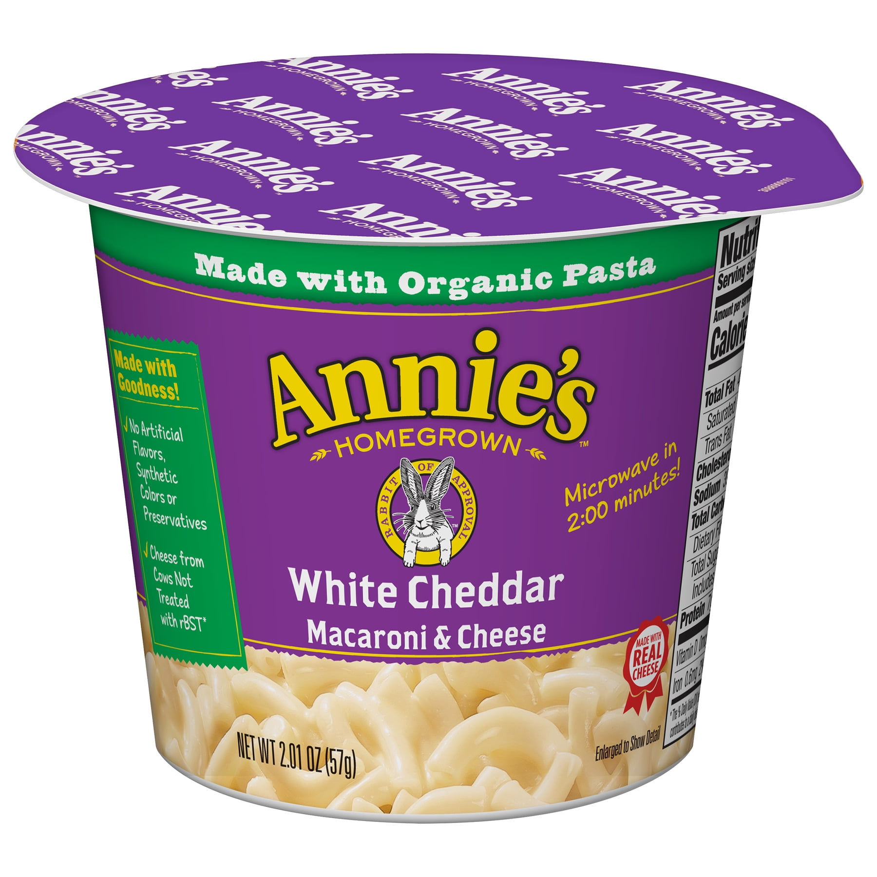 Annie's White Cheddar Mac & Cheese, 12 ct, 2.01 oz ...