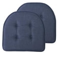 thumbnail image 2 of Premium Thick Comfortable Cushion U-Shaped Memory Foam Chair Pads Tufted Nonslip Rubber Back Seat 17 x 16 Inch, 2 of 4