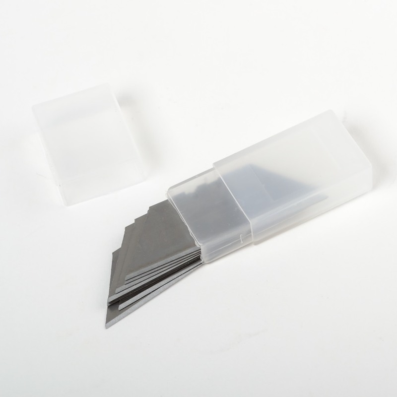 10 Pc Utility Knife Blade With Storage Case Replacement