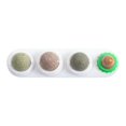 thumbnail image 2 of Bolas de hierba gatera divertidas Suministros para gatos Juguete de hierba gatera Resistencia a mordeduras para gatos domésticos (Blanco), 2 of 5