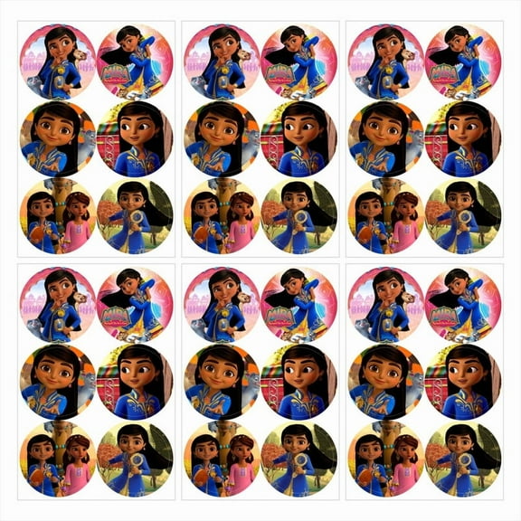 Mira Royal Detective Stickers Party Favors Labels Birthday Thank You Themed Round Circle Baby Shower 60pcs
