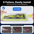 thumbnail image 5 of WSKEN Privacy Screen Protector for iPhone 15 6.1 inch,[Auto-Dust Removal] Full Coverage Screen 2.5D Edge 28 Degree 10s HD Tempered Glass Film with Dust Clean Installing House 2023 5G,2 Pack, 5 of 5