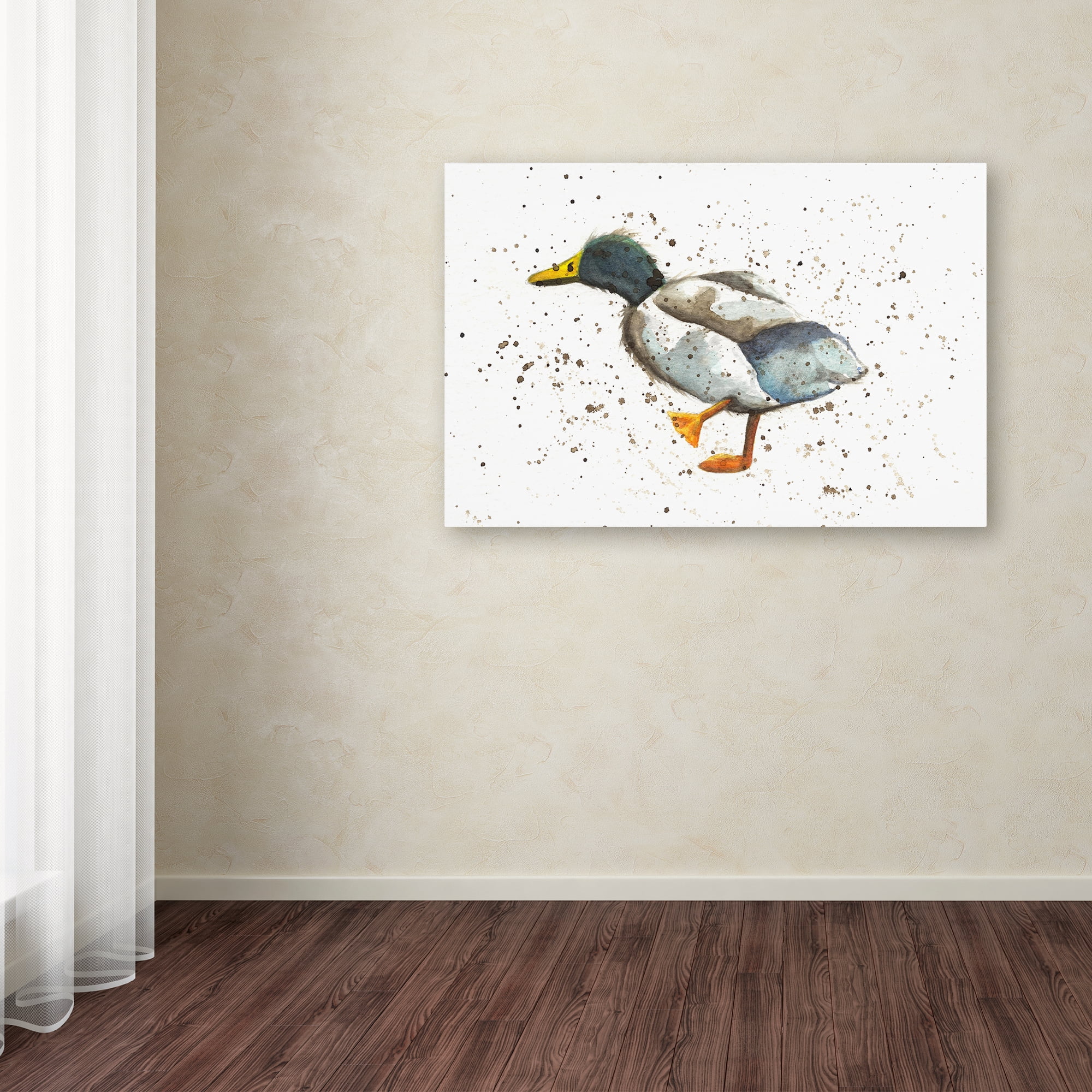 Trademark Fine Art 'Duck 1' Canvas Art by Michelle Campbell