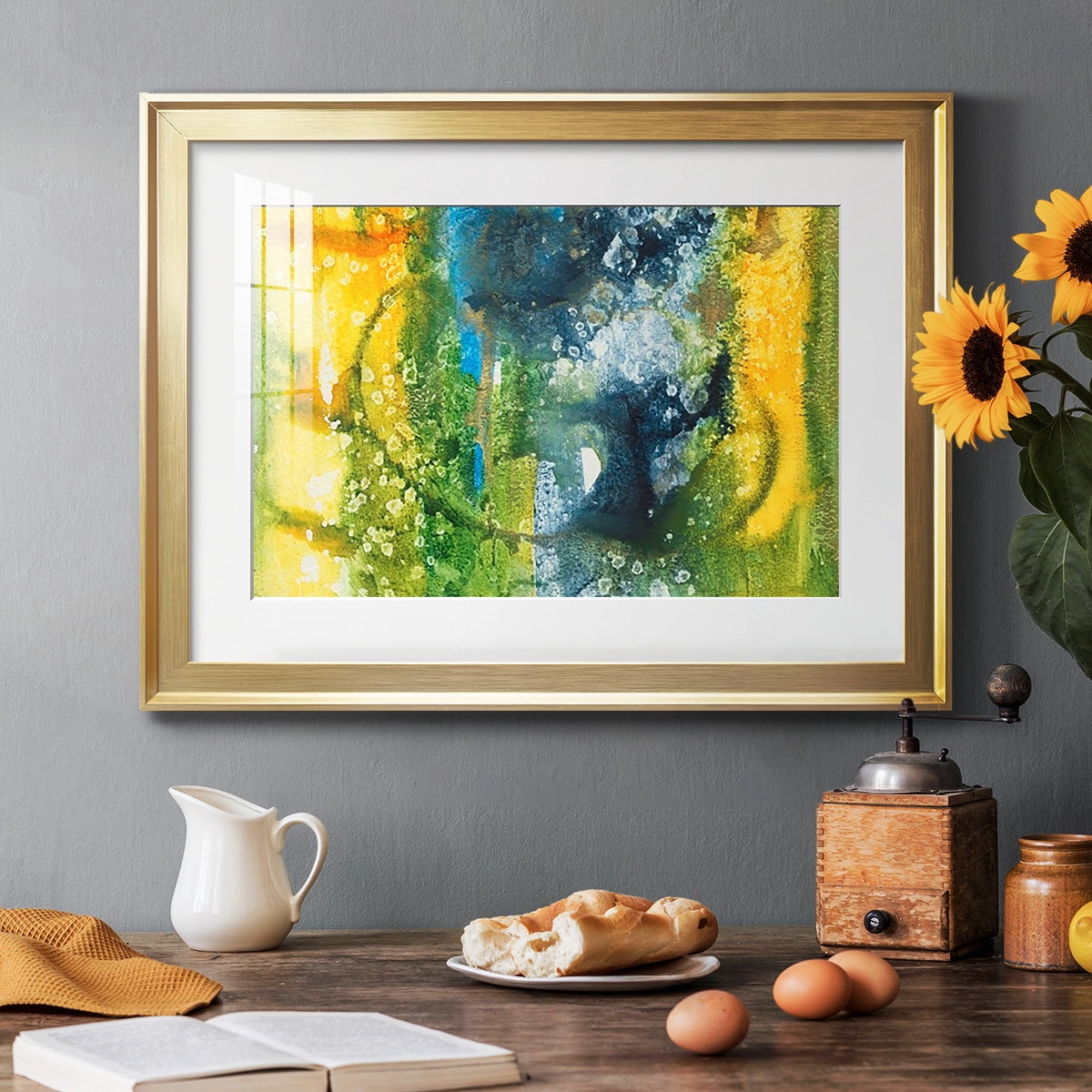 Aquatic Energy III Premium Framed Print - Ready to Hang