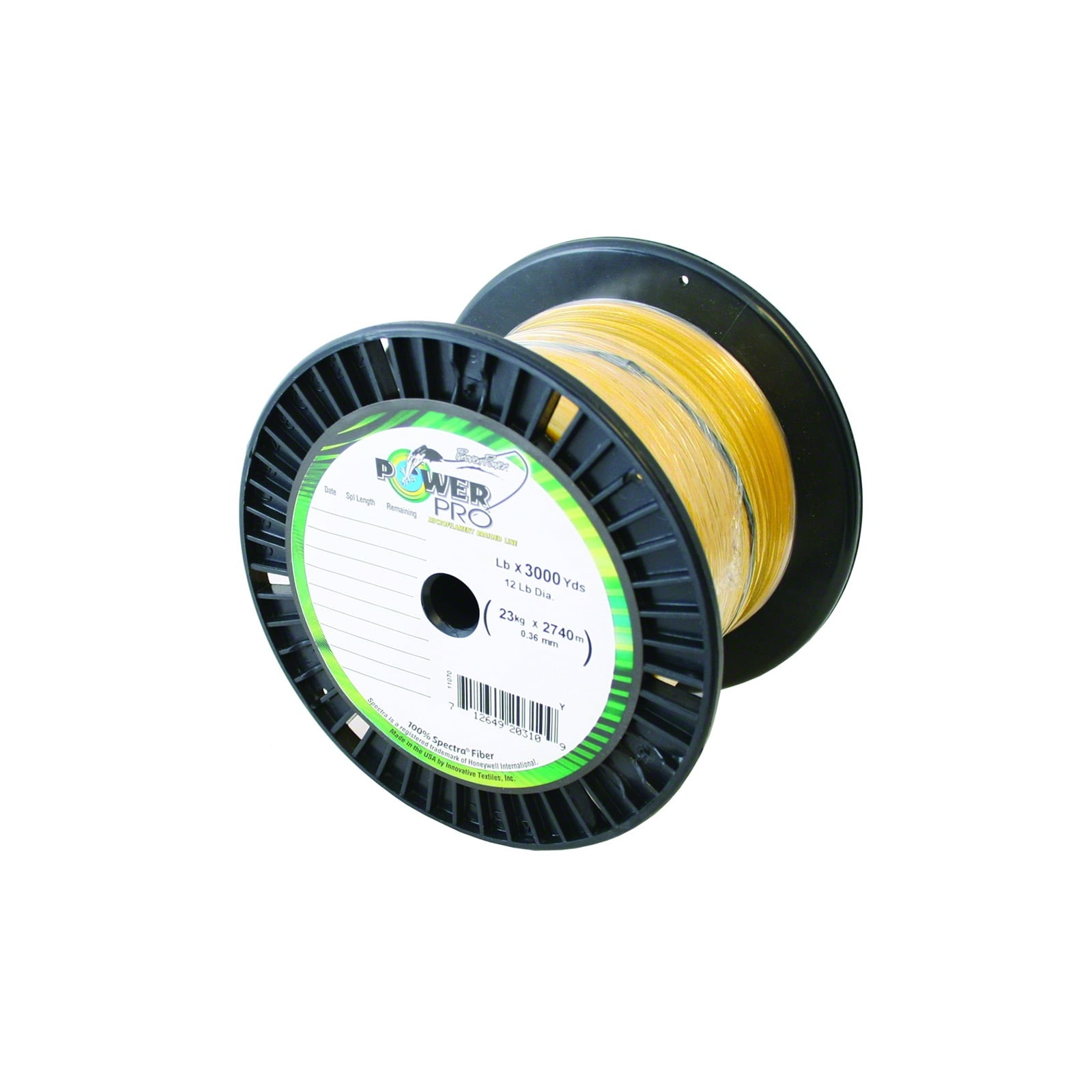 Power Pro Spectra Braid Fishing Line 15 Lb HiViz Yellow