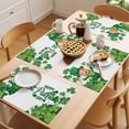 thumbnail image 5 of Happy St. Patrick's Day Placemats Set of 12 Cartoon Green Elf Lucky Shamrock Place Mats Indoor Wipeable Table Mats Washable Dining Table Placemats for Kitchen Holiday Party Home Decor 13x19 Inch, 5 of 9