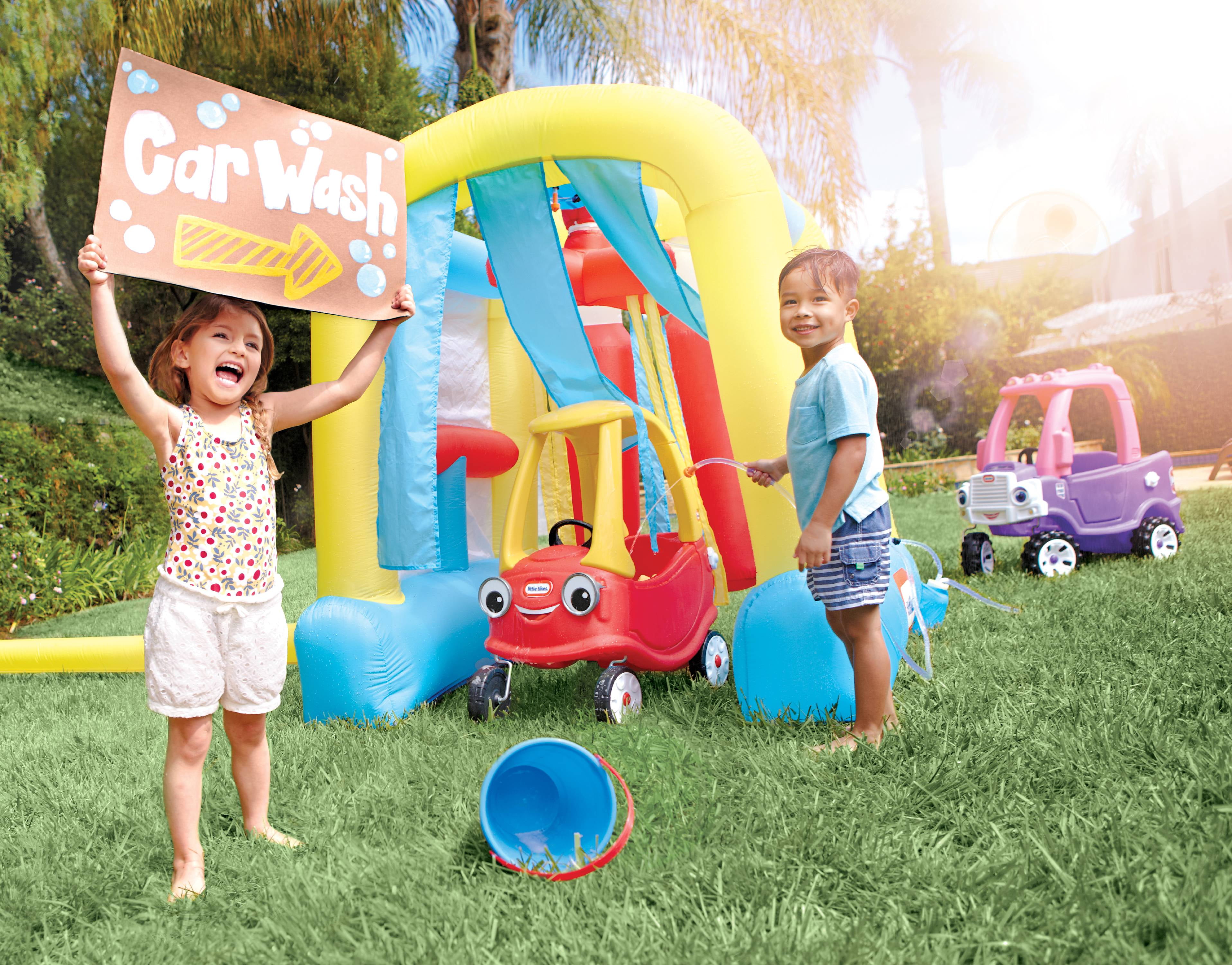 little tikes car wash tent