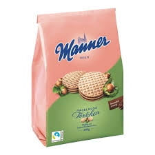 Manner Haselnuss Törtchen- 400g