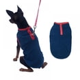 thumbnail image 3 of Autumn Winter Fashion Fleece Vest For Cold Weather Dog Warm Sleeveless Shirt For Small Medium Dogs, 3 of 5