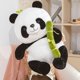 thumbnail image 3 of Peluche de Panda rechoncho, juguete de algodón relleno de Panda chino, juguete de comodidad para la soledad, habitación para niños pequeños, 3 of 4