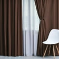 thumbnail image 6 of Blackout Curtain Panels, Set of 8, 52" x 108", Cappuccino, 6 of 10